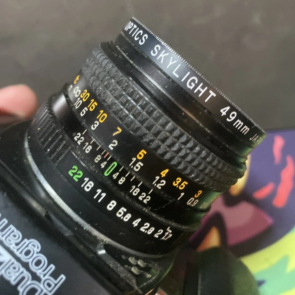 Nice Sears KSX-P Dual 2 Program 35mm Film Camera 50mm f1.7 Lens Untested A1